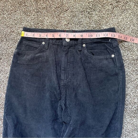 BDG Urban Outfitters High Rise Mom Corduroy Pants Dark Gray Size 26 - Picture 10 of 12